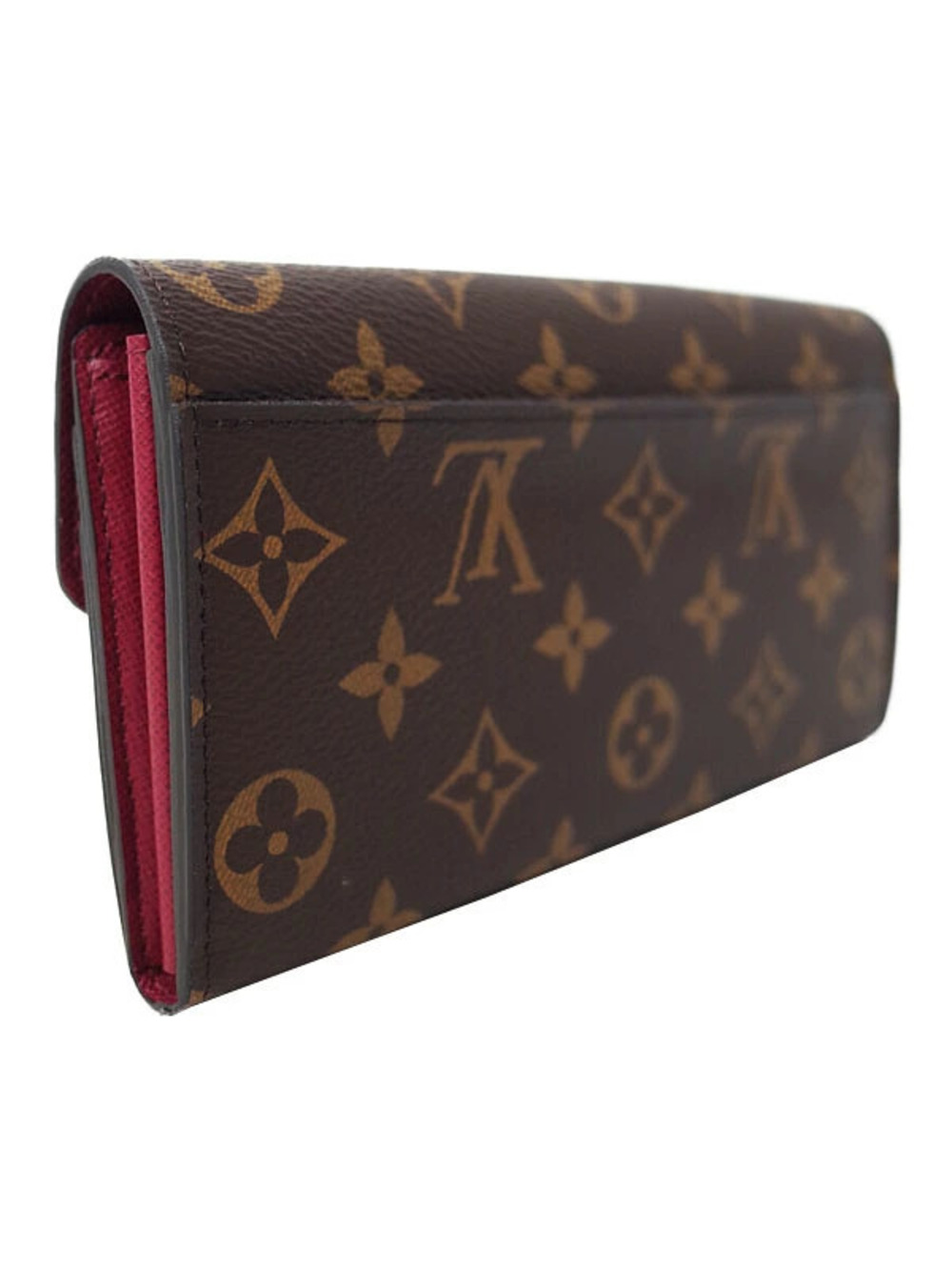 Louis Vuitton Wallet fold Monogram Bi Portefeuille Long Sarah Brown